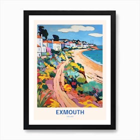 Exmouth England Uk Travel Poster Art Print