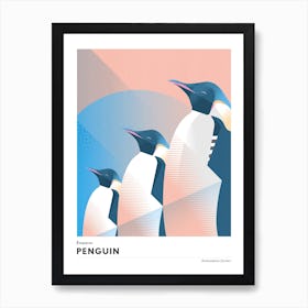 Emperor Penguin Art Print