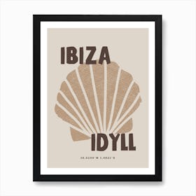 Ibiza Idyll Art Print