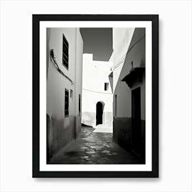 Almeria, Spain, Black And White Analogue Photography 2 Art Print