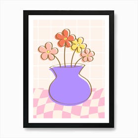 Flowers In A Vase Print Art Print