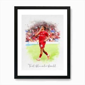 Trent Alexander Arnold Liverpool Watercolor Art Print