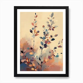 Abstract Of Leaves Art Print