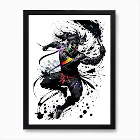 Ninja Warrior Art Print