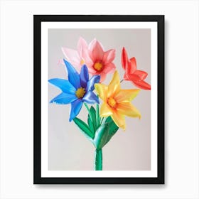 Dreamy Inflatable Flowers Passionflower Art Print