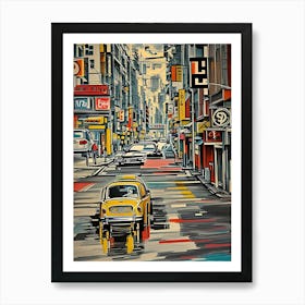 City Abstract Art Art Print