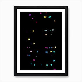 Night windows Art Print