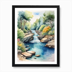 River Serenity Art Print