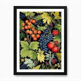 Fruit And Berries Art Print