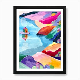 House On The Lake Art Print