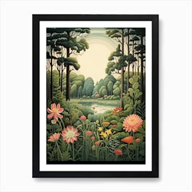 Callway Gardens Usa Henri Rousseau Style 1 Art Print