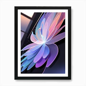 Abstract Flower 4 Art Print