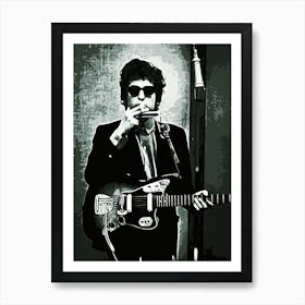 bob dylan music 5 Art Print