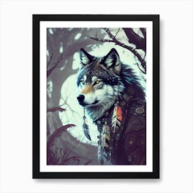 Wolf art 11 Art Print