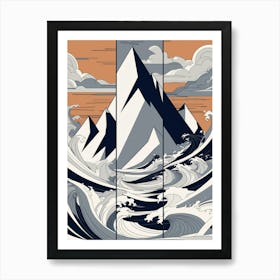 Waves Of The Ocean Art Print