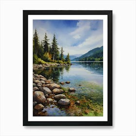 Rocky Shore 4 Art Print