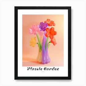 Dreamy Inflatable Flowers Poster Larkspur 1 Art Print