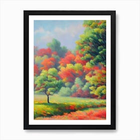 Chinese Pistache Tree Watercolour Art Print