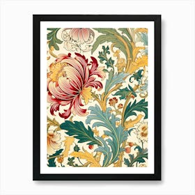 Floral Pattern 23 Art Print