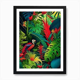 Tropical Paradise 4 Botanical Art Print