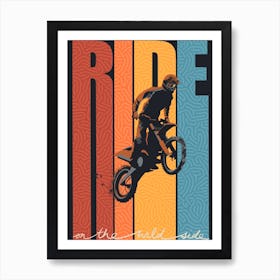 Motorcross Art Print