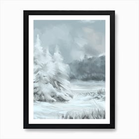 A Winter Day Art Print