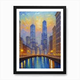 Chicago Skyline Art Print