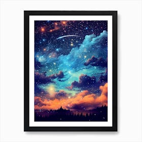 The Celestial Sky 3 Art Print