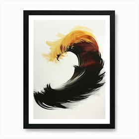 Wave Print Art Print