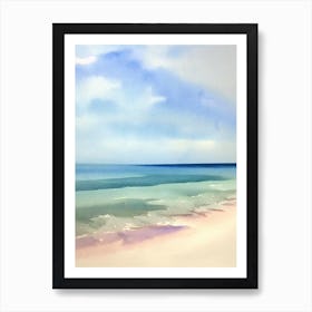 Englishman'S Bay, Tobago Watercolour Art Print