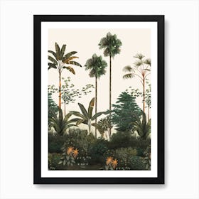 Tropical Particular Old White Jpg Art Print