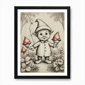 Elf On The Shelf Art Print