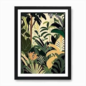 Jungle Foliage 4 Rousseau Inspired Art Print