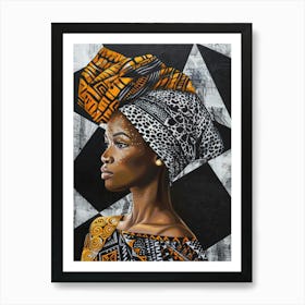 African Woman 82 Art Print