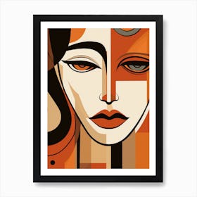 Face Of A Woman Art Print