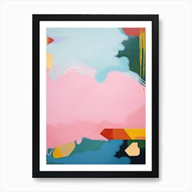 Pink Pop Painting Abstract 1 Poster