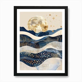 Moon In The Sky 4 Art Print