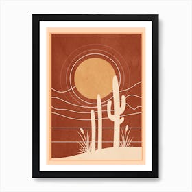 Desert Design 3 Art Print