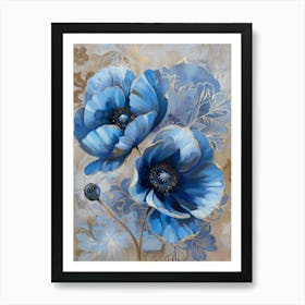 Blue Poppy 3 Art Print