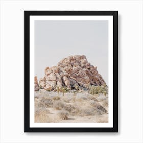 Desert Boulders Art Print