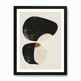 Sendai Stone Park Bauhaus Minimalist Art Print