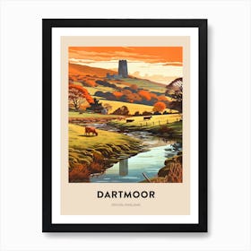 Devon Vintage Travel Poster Dartmoor Poster