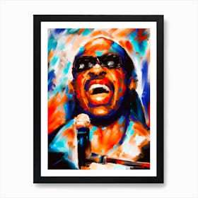 Stevie Wonder Art Print