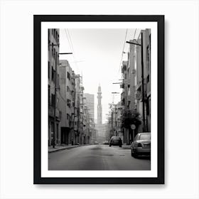 Beirut, Lebanon, Black And White Photography 2 Art Print