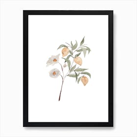 Lemon Stem Art Print