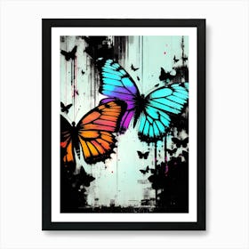 Butterfly Stock Videos & Royalty-Free Footage 9 Art Print