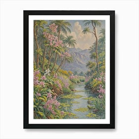 Hawaiian Jungle Art Print