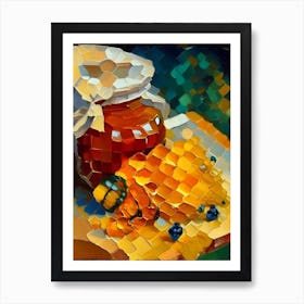 Honey Comb 2 Painting Art Print