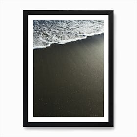 Black Sand Beach 1 Art Print