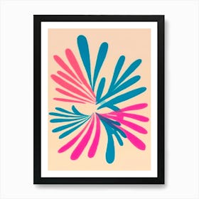 Abstract Flower Art Print